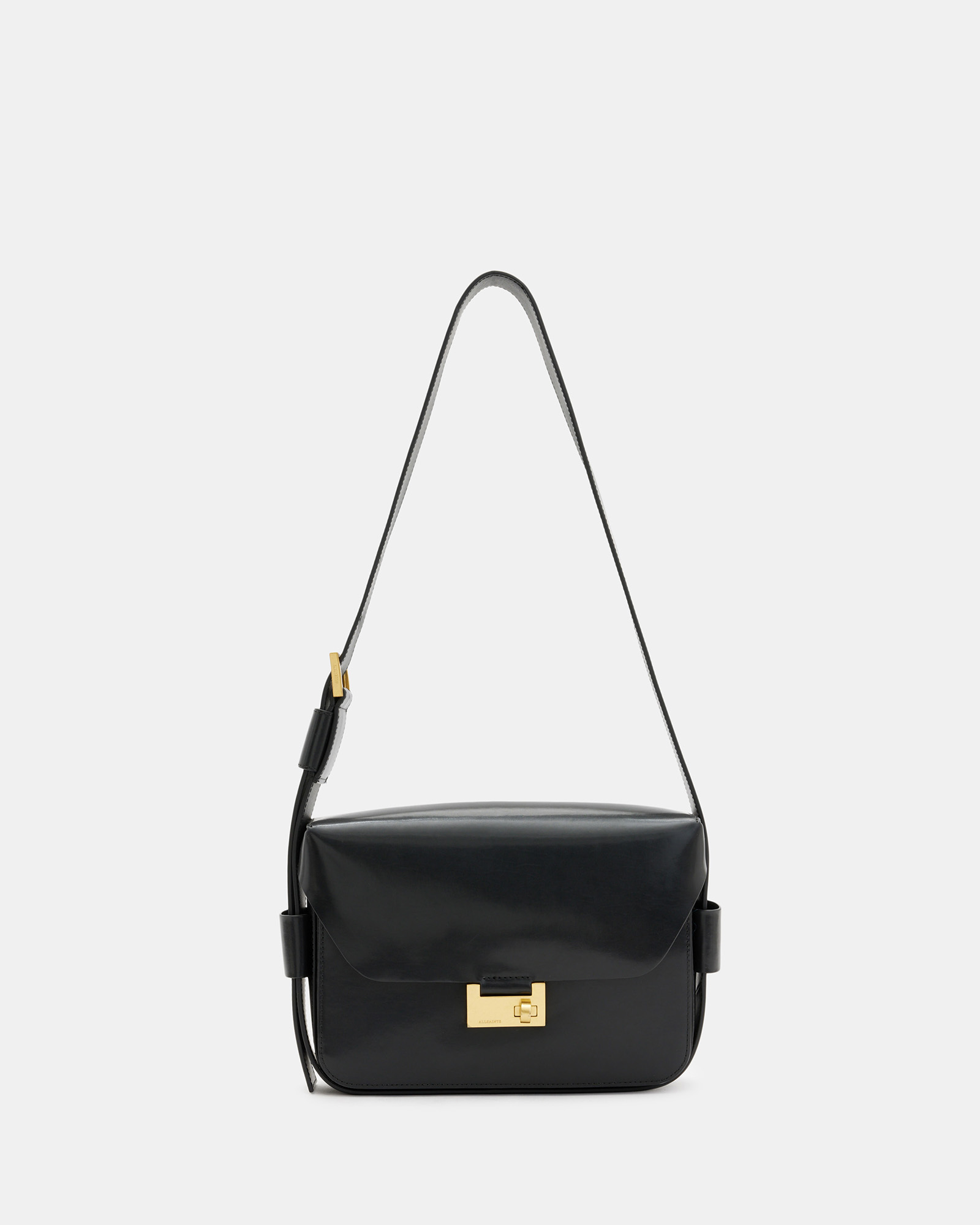Celeste Leather Crossbody Bag Black | ALLSAINTS US
