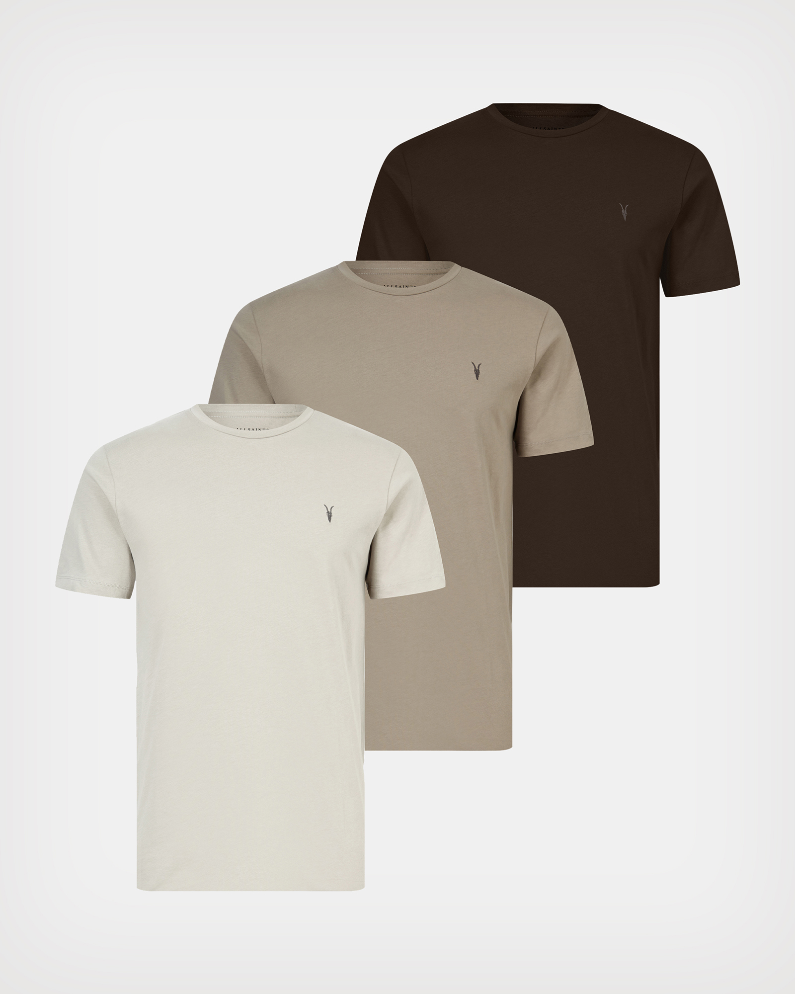 ENNOY 3PACK T-SHIRTS WHT - Tシャツ/カットソー(半袖/袖なし)