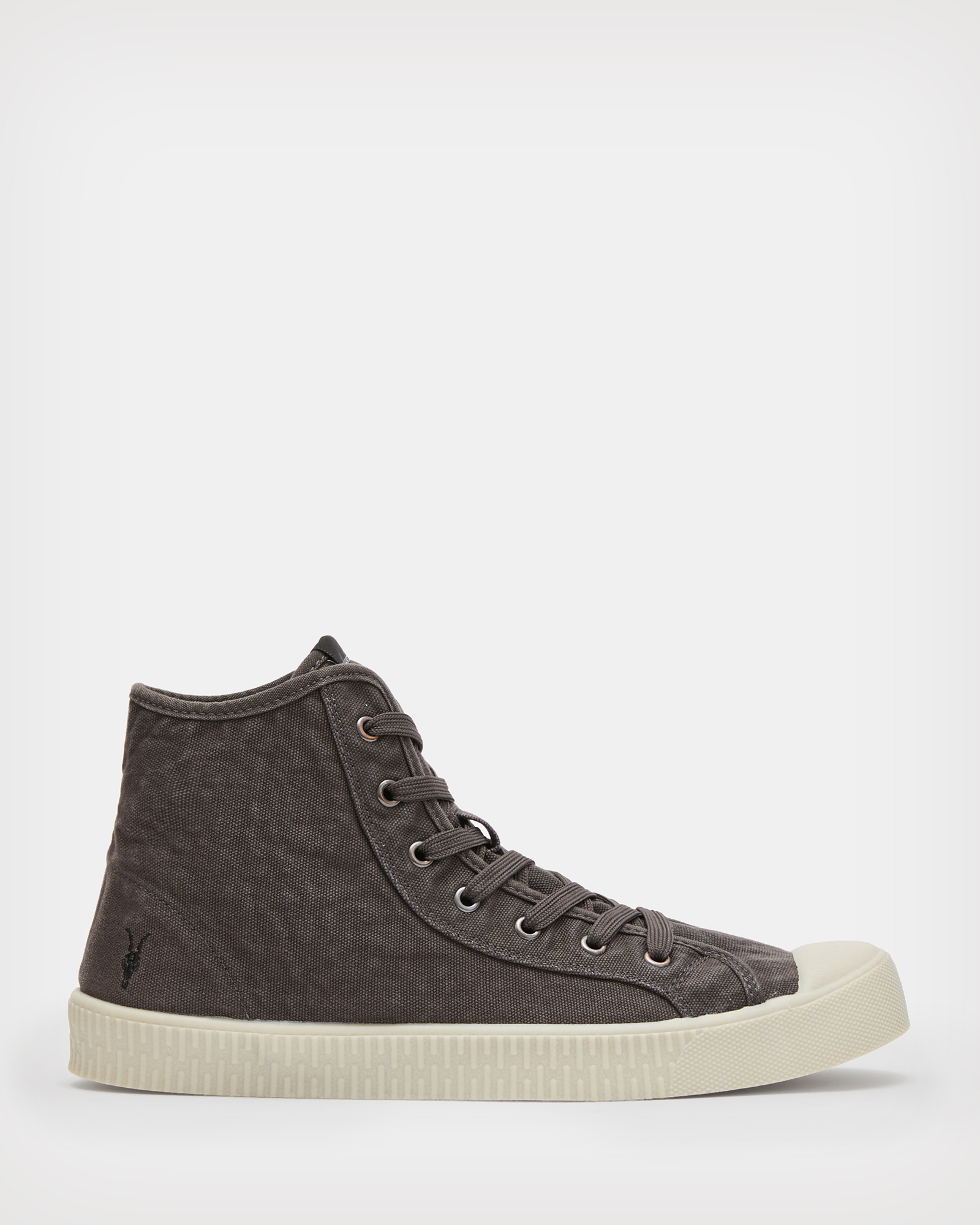 Max High Top Canvas Sneakers Grey | ALLSAINTS US