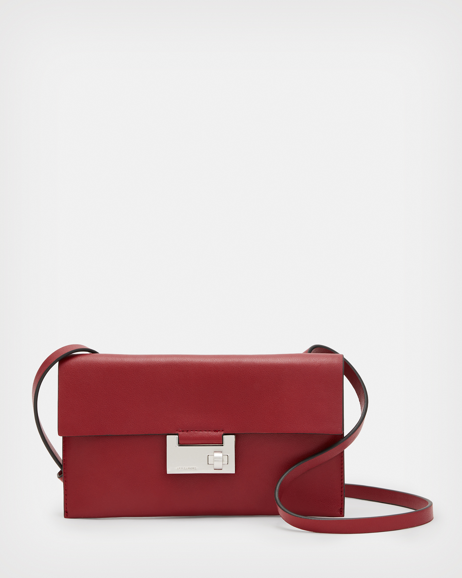Francois Leather Crossbody Bag Red